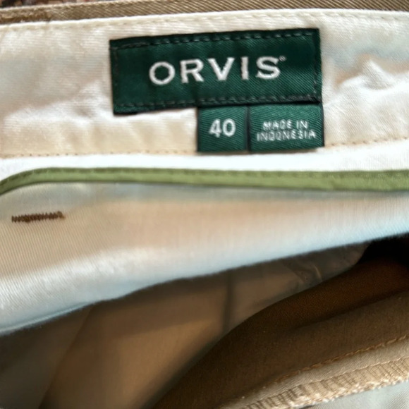 Orvis khaki thick material size 40 - Picture 2 of 4